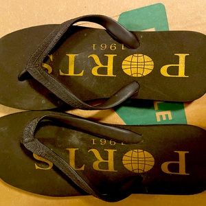 Ports 1961 Flip Flop Used but in good condition in Brown.